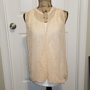 NY&C Sleeveless Surplice Top - NWT